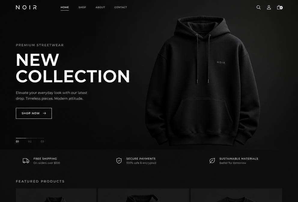 Plantilla Tienda de Ropa